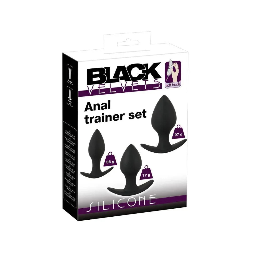 3-Delige Anaal Trainer Set - Zwart | 5.0 - SIN&LACE | SIN&LACE