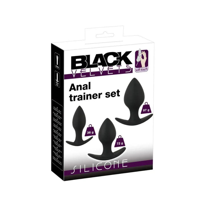 3-Delige Anaal Trainer Set - Zwart | 5.0 - SIN&LACE | SIN&LACE