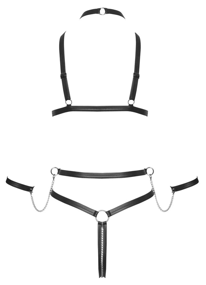 Bad Kitty - Crotchless Harness Body with Handcuffs | Bad Kitty - SIN&LACE | SIN&LACE