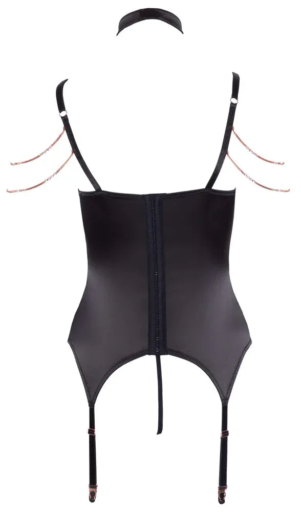 Abierta Fina - Satin Bodysuit | Abierta Fina - SIN&LACE | SIN&LACE