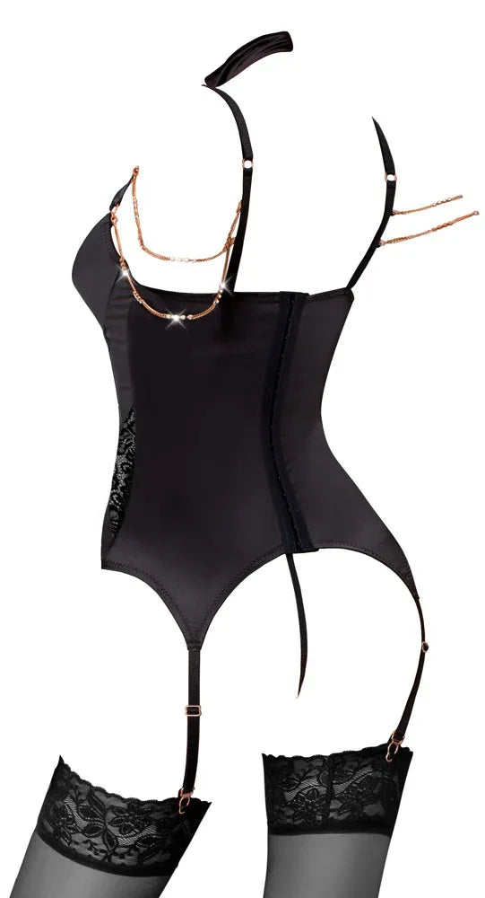 Abierta Fina - Satin Bodysuit | Abierta Fina - SIN&LACE | SIN&LACE