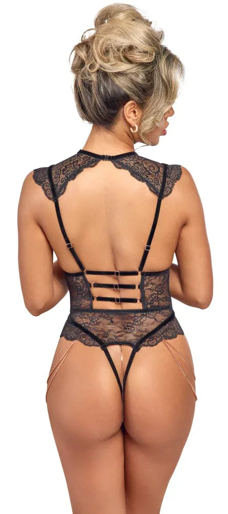 Abierta Fina - Crotchless Lace Body | Abierta Fina - SIN&LACE | SIN&LACE