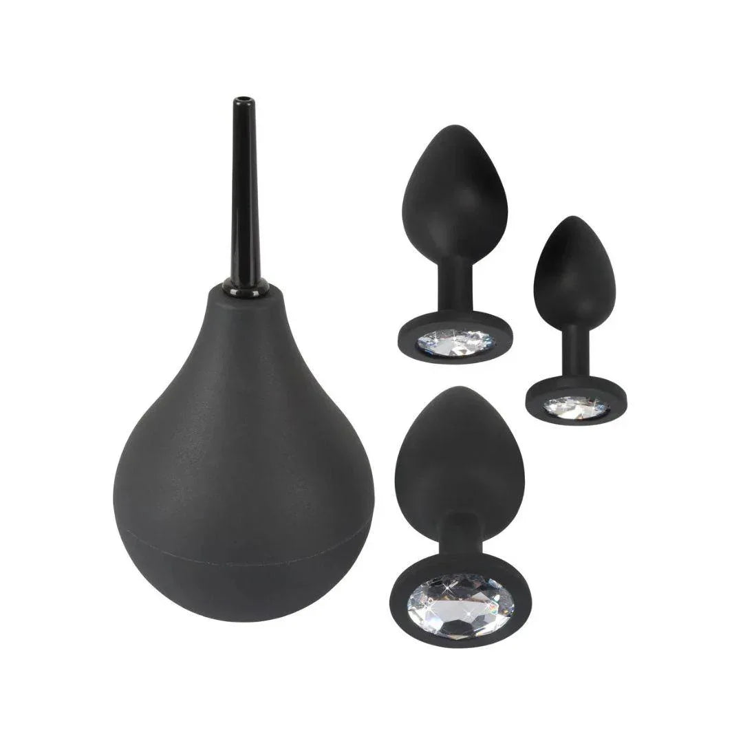 Anaal Kit met Anaaldouche - Zwart | 5.0 - SIN&LACE | SIN&LACE