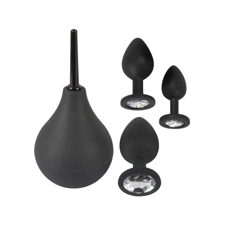 Anaal Kit met Anaaldouche - Zwart | 5.0 - SIN&LACE | SIN&LACE