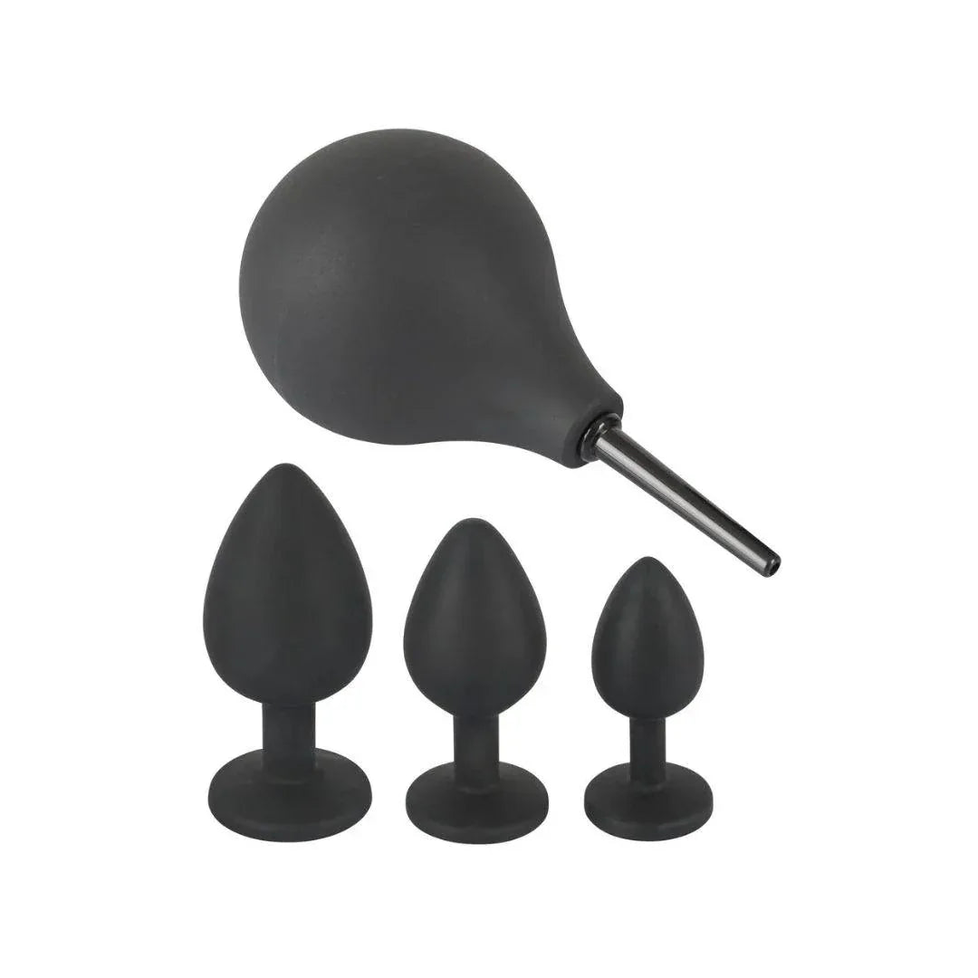 Anaal Kit met Anaaldouche - Zwart | 5.0 - SIN&LACE | SIN&LACE