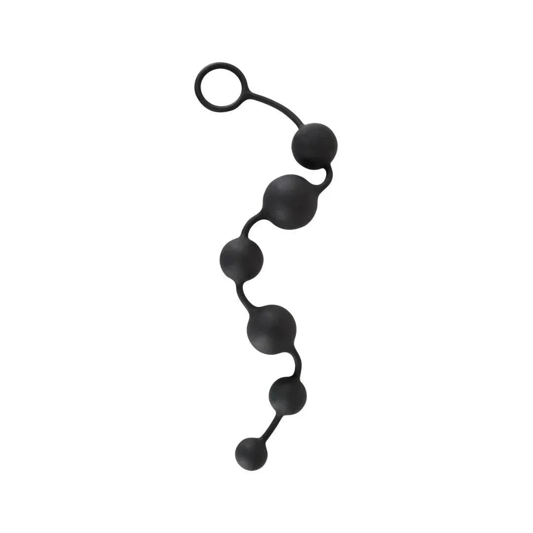 Siliconen Anaalkralen Zwart | 5.0 - SIN&LACE | SIN&LACE