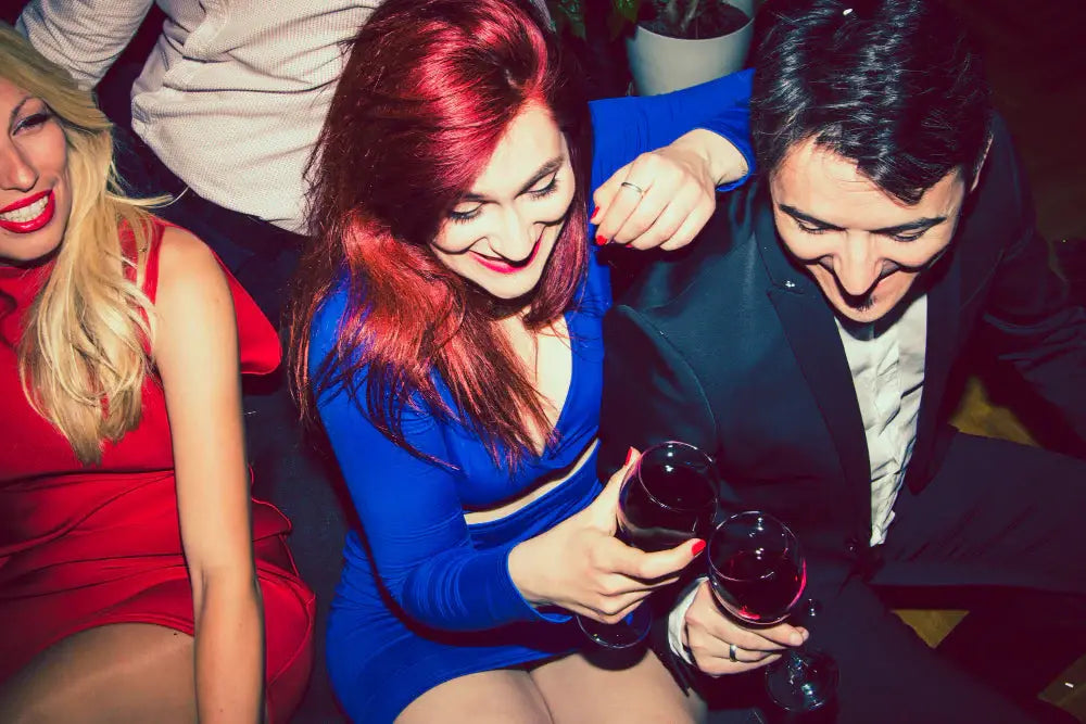 Koppel tijdens parenclubavond  SIN&LACE