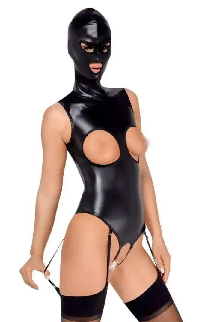 Bad Kitty - Open kruis body met masker | Body - Bad Kitty | SIN&LACE