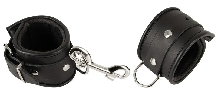 Zwart Leren Handboeien – ZADO | Handboeien - ZADO | SIN&LACE