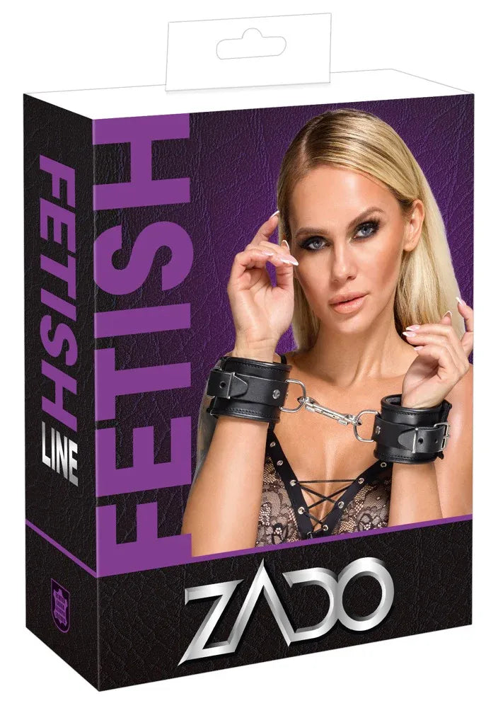Zwart Leren Handboeien – ZADO | Handboeien - ZADO | SIN&LACE