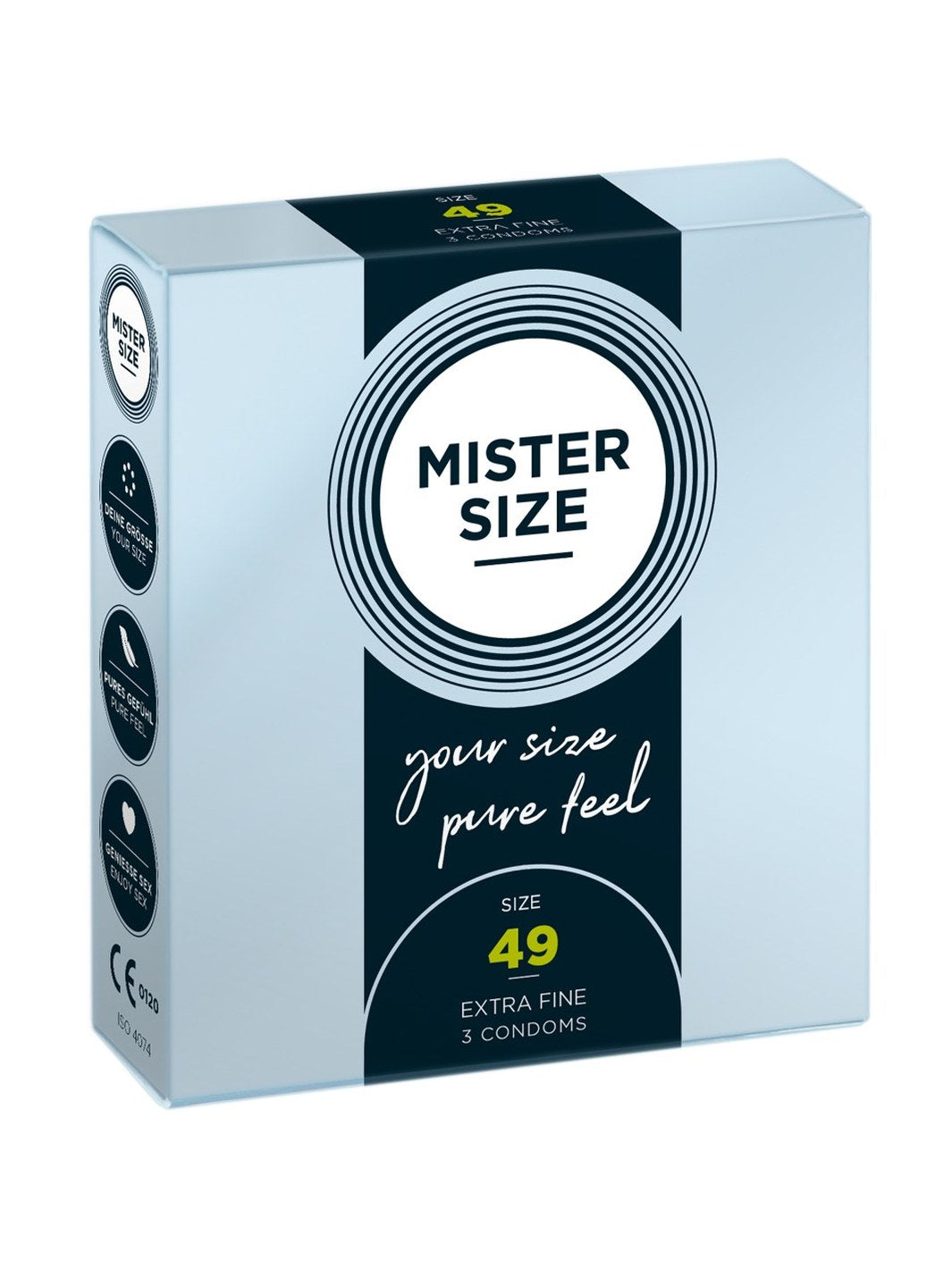 MISTER SIZE 49mm Condooms 3pcs