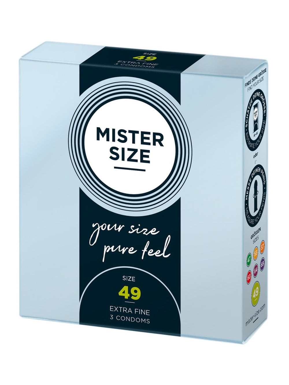 MISTER SIZE 49mm Condooms 3pcs