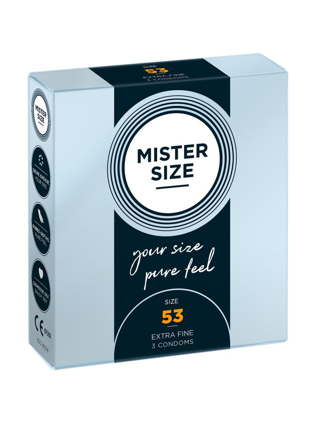 MISTER SIZE 53mm Condooms 3pcs