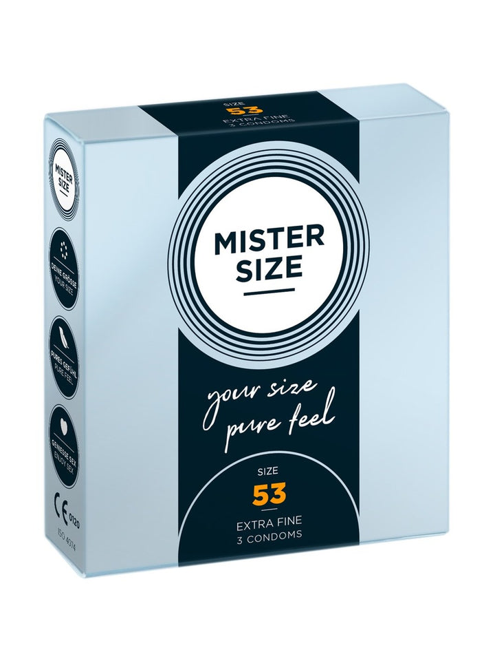 MISTER SIZE 53mm Condooms 3pcs