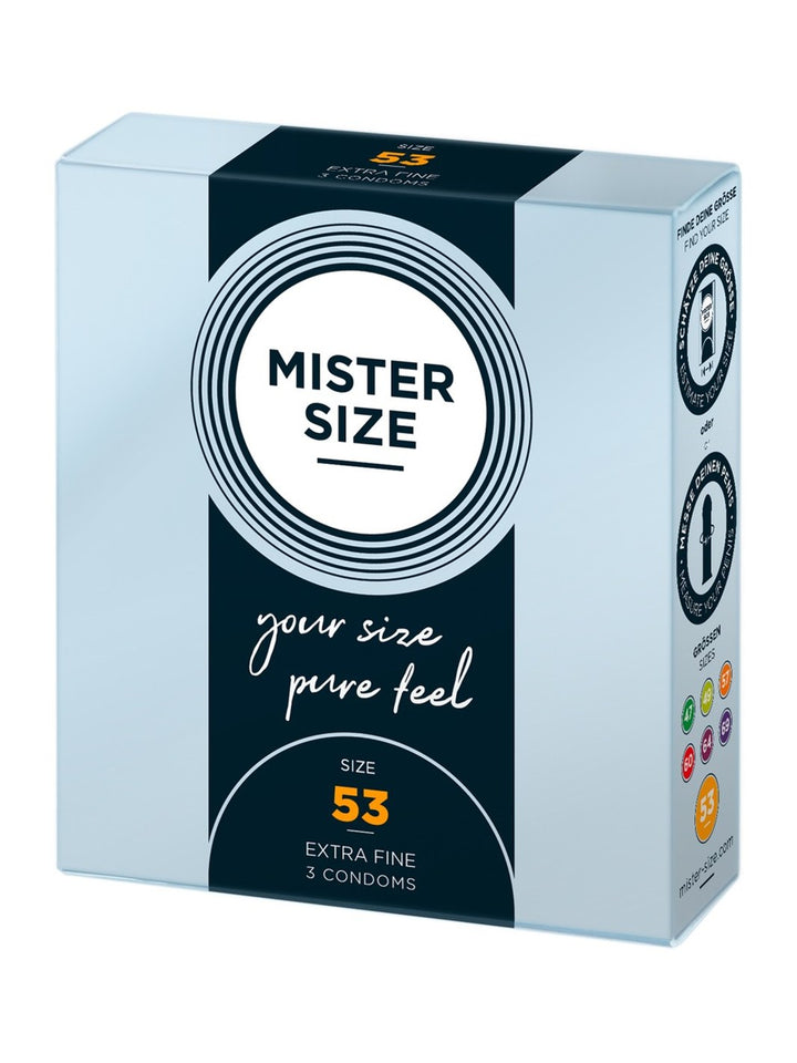 MISTER SIZE 53mm Condooms 3pcs