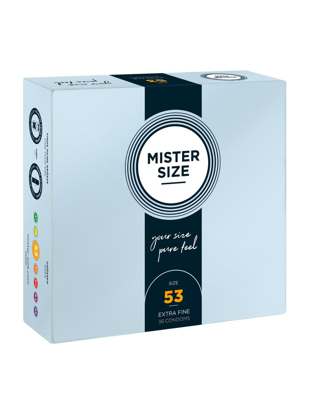 MISTER SIZE 53mm Condooms 36pcs