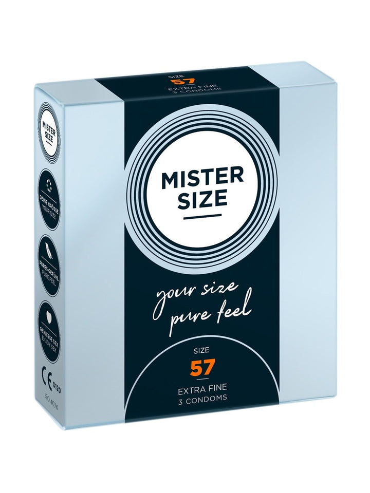 MISTER SIZE 57mm Condooms 3pcs