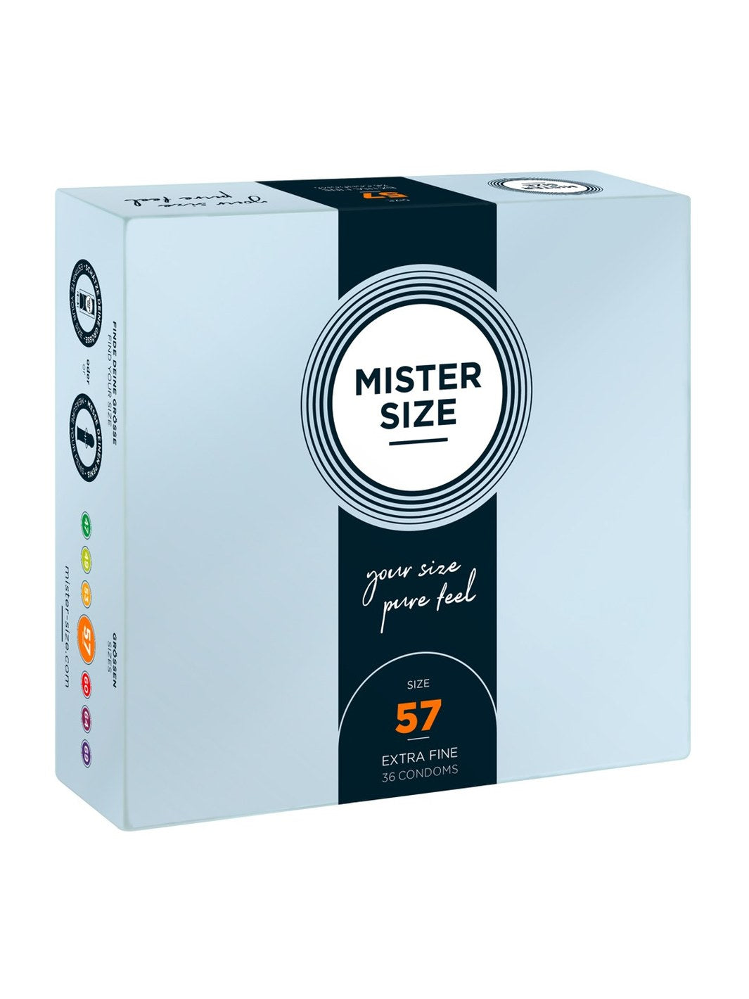 MISTER SIZE 57mm Condooms 36pcs