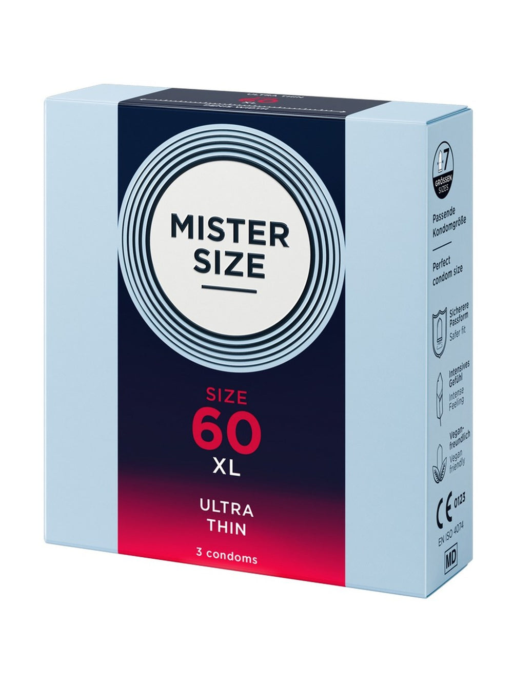 MISTER SIZE 60mm Condooms 3pcs