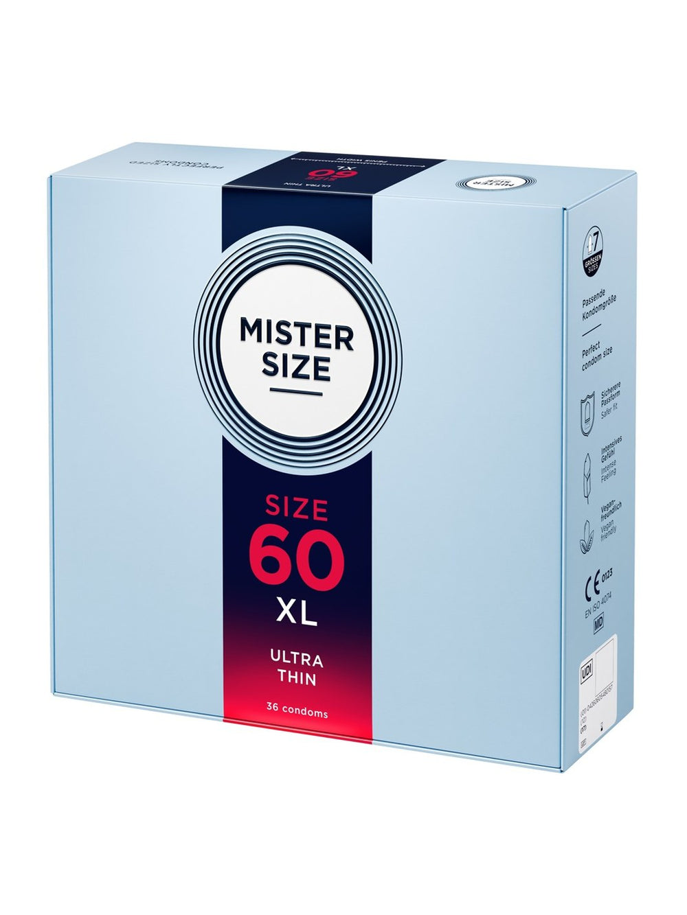 MISTER SIZE 60mm Condooms 36pcs