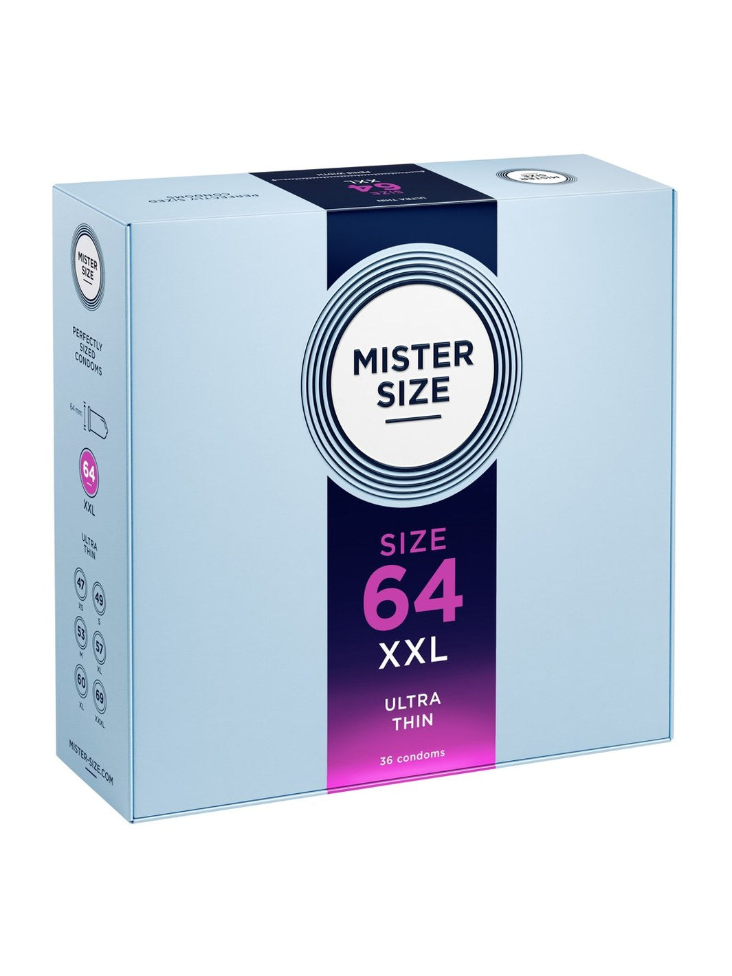 MISTER SIZE 64mm Condooms 36pcs