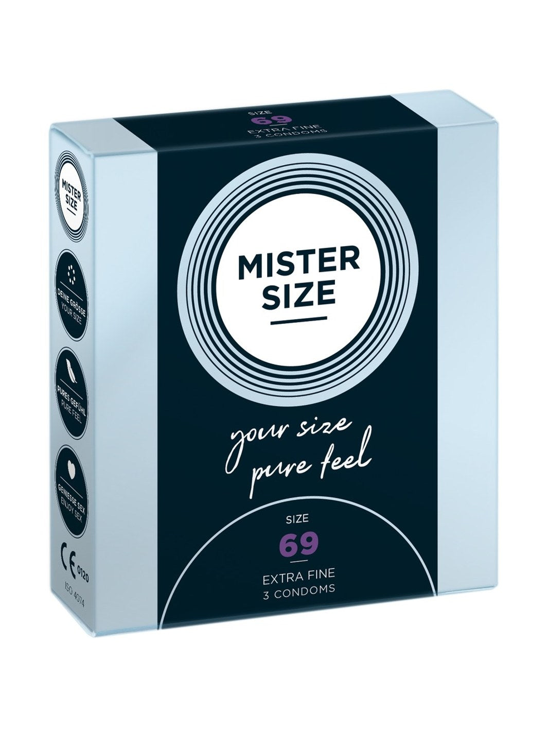 MISTER SIZE 69mm Condooms 3pcs