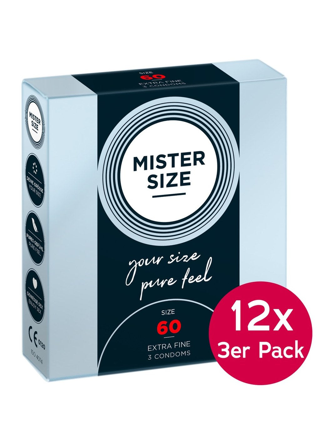 Mister Size Condooms 60 mm
