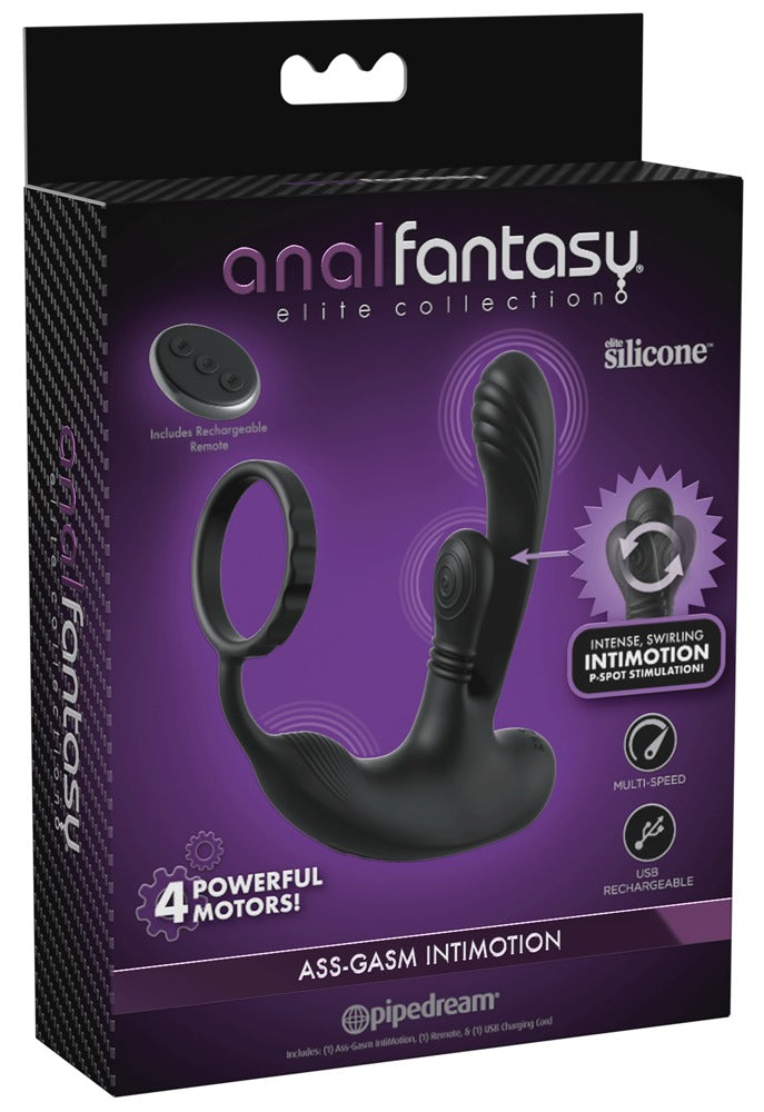 Anal Fantasy Elite AFE Ass-Gasm IntiMotion zwart verpakking
