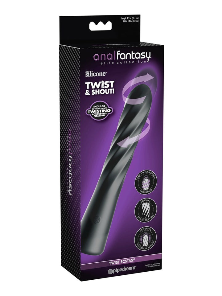 Anal Fantasy Elite AFE Twist Ecstacy zwart