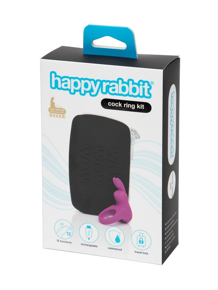Happy Rabbit Cockring Kit (2-delig) - Paars