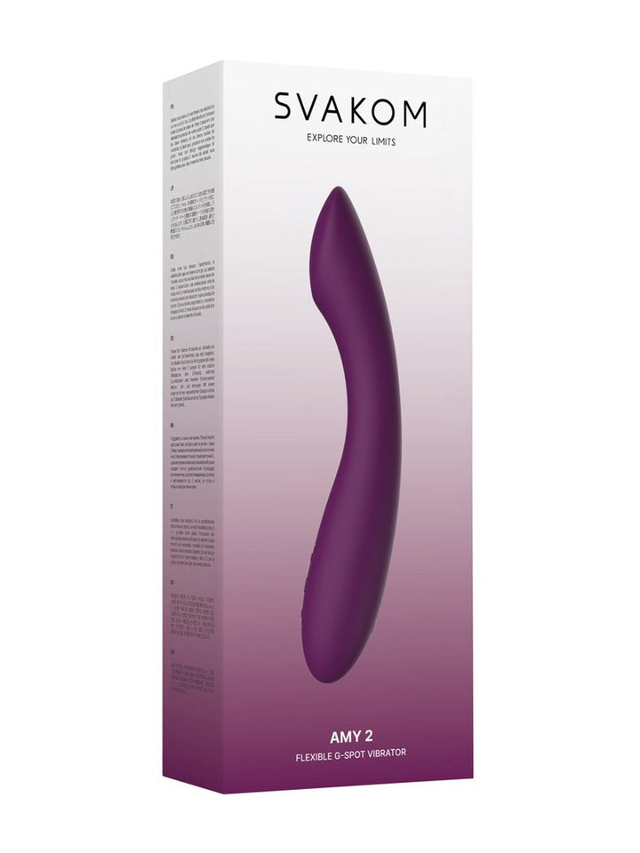Svakom Amy 2 flexibele G-spot vibrator - Amy 2 Pastel Lilac