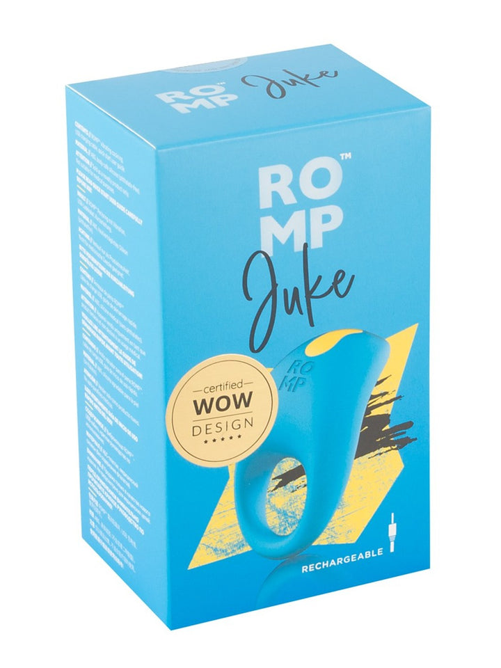 ROMP Juke Vibrerende Cockring - Blauw