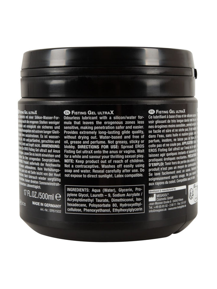 Eros Fisting Gel UltraX – Hybride Glijgel 500 ml