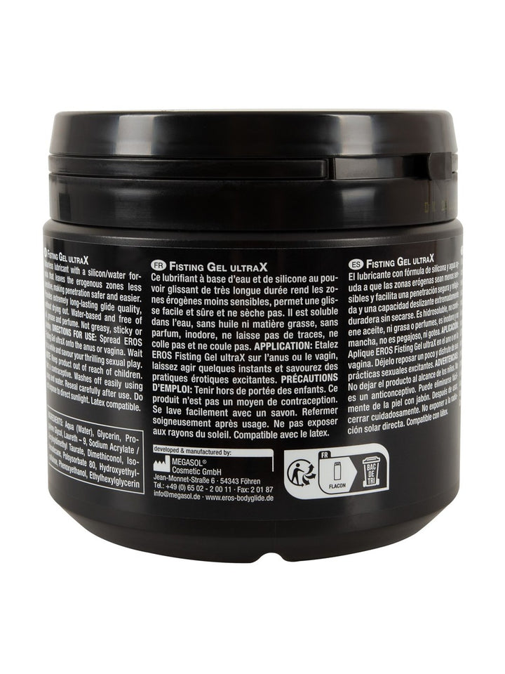 Eros Fisting Gel UltraX – Hybride Glijgel 500 ml