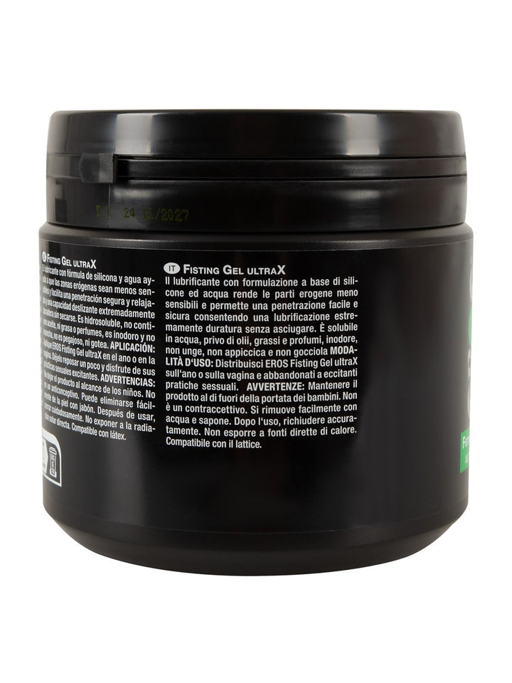 Eros Fisting Gel UltraX – Hybride Glijgel 500 ml