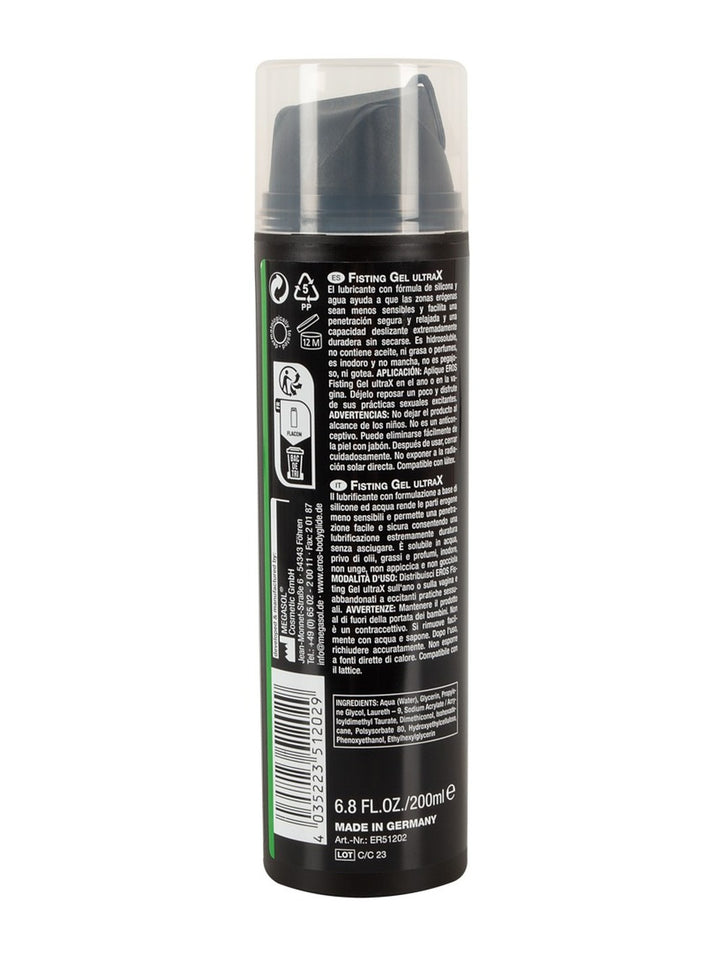 Eros Fisting Gel UltraX – Hybride Glijgel 200 ml