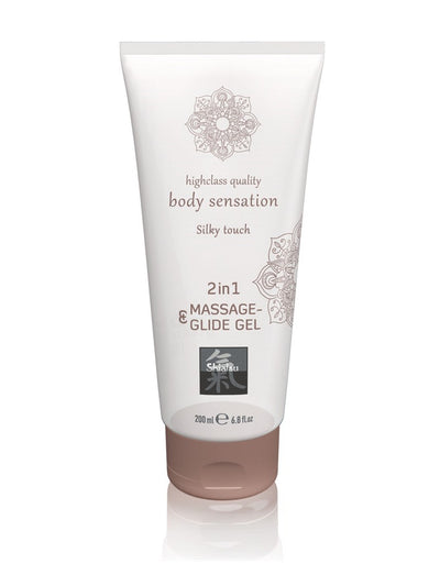 HOT Shiatsu 2 in 1 Massage & Glide Gel