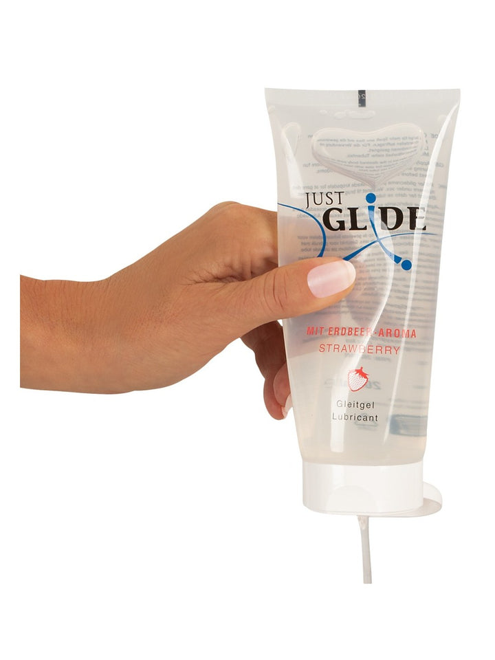 Just Glide Strawberry glijmiddel 200 ml