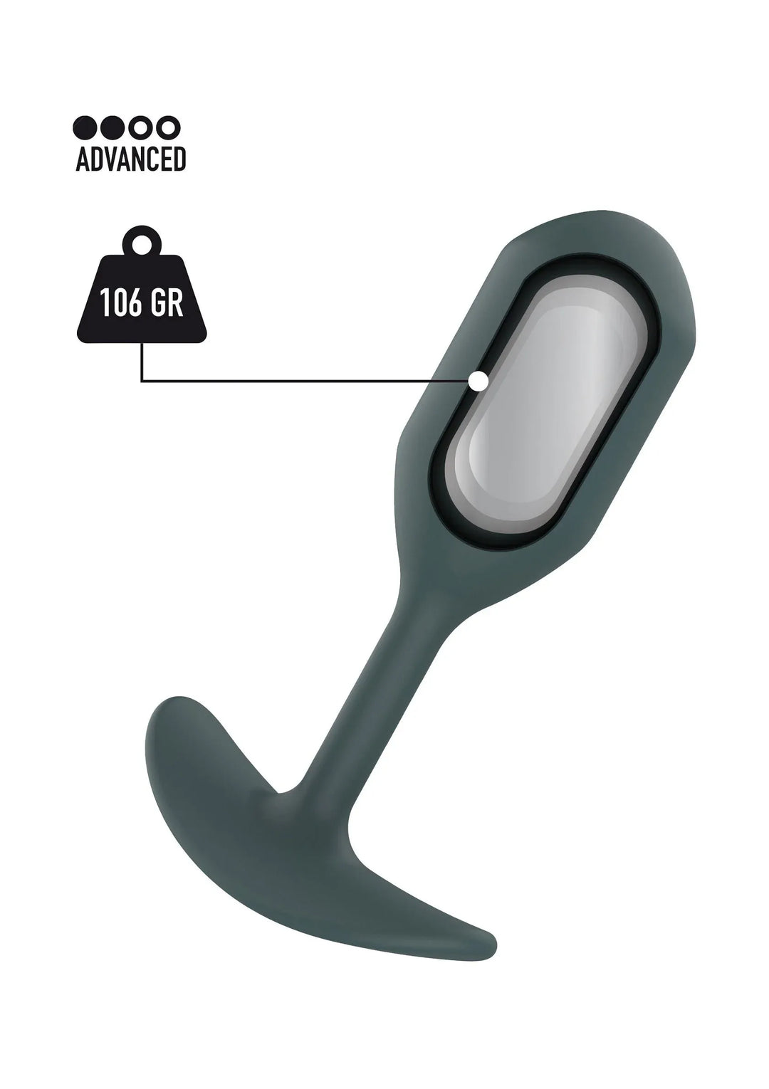 Player Weighted Plug | Buttplug - ToyJoy | SIN&LACE