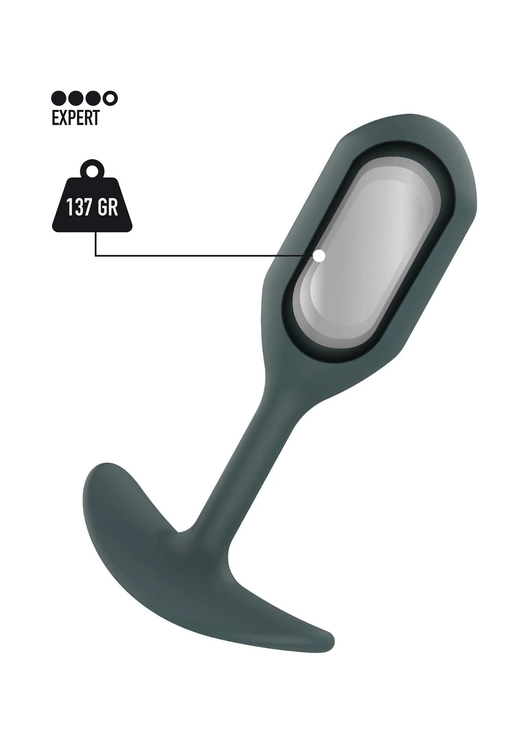 Athlete Weighted Plug | Buttplug - ToyJoy | SIN&LACE