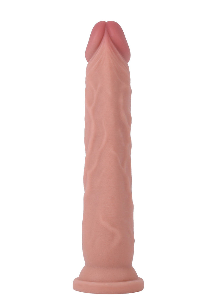 Deluxe Dual Density Dong TPE 25.5 cm - Huidskleur - afbeelding 6