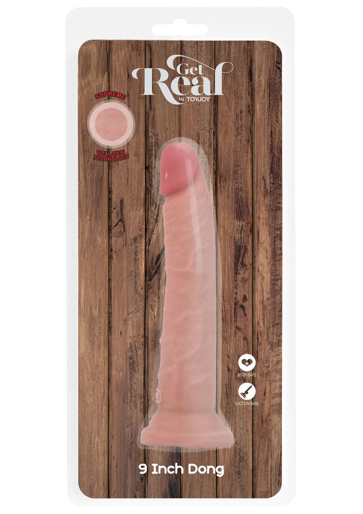 Deluxe Dual Density Dong TPE 25.5 cm - Huidskleur - afbeelding 3