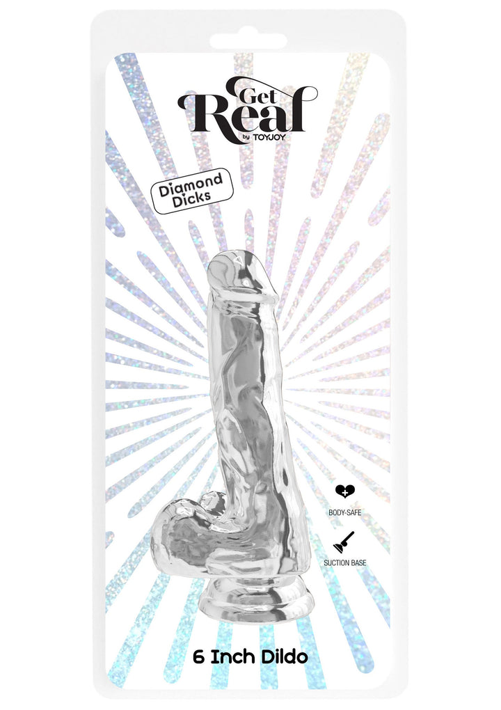 Clear Dildo TPE 16 cm - Transparant - afbeelding 3