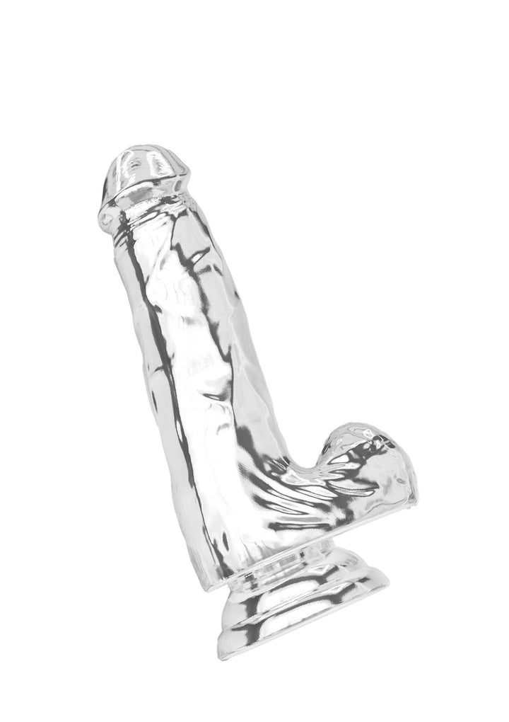 Clear Dildo TPE 16 cm - Transparant - afbeelding 2