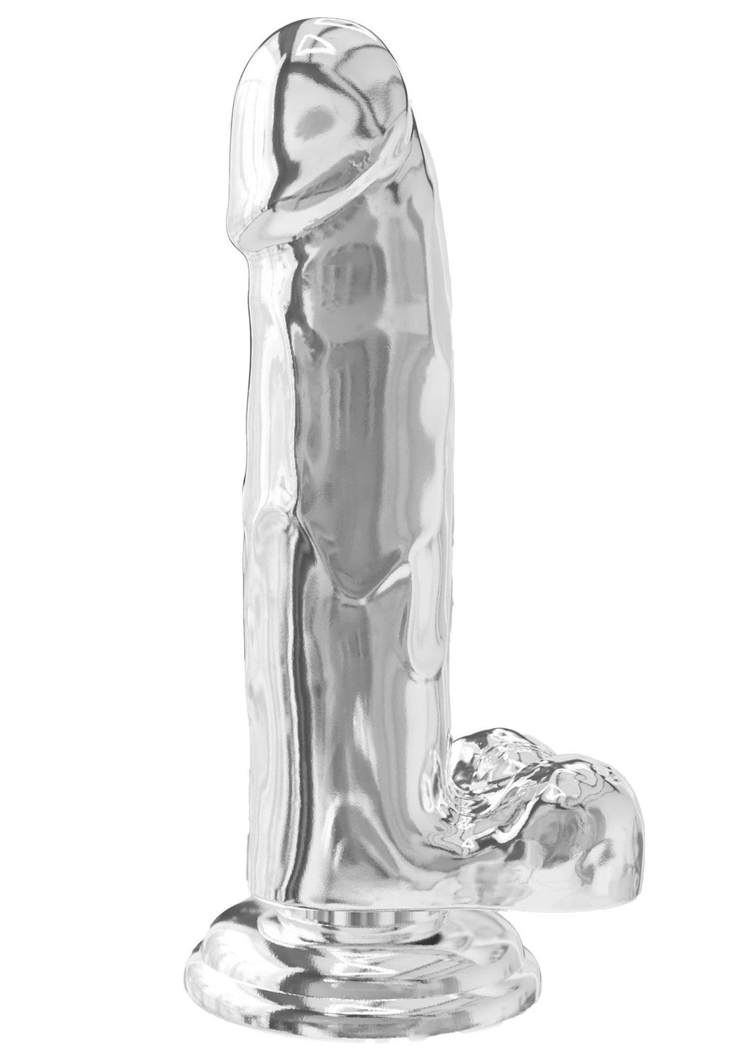 Clear Dildo TPE 18 cm - productafbeelding 1