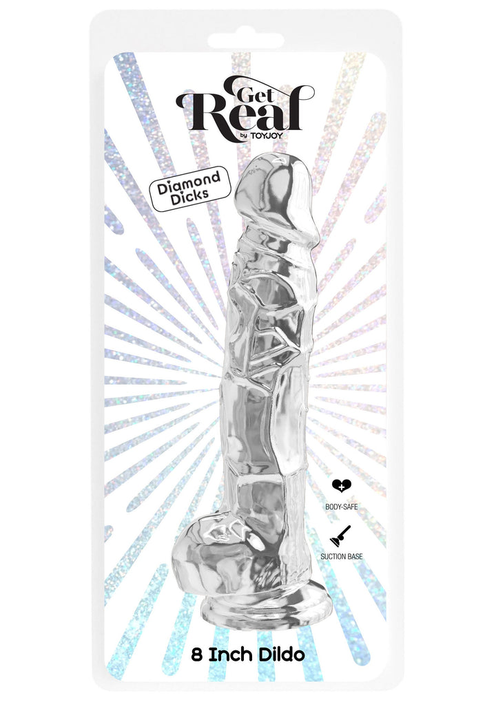 Clear Dildo TPE 22.5 cm - Transparant - afbeelding 3