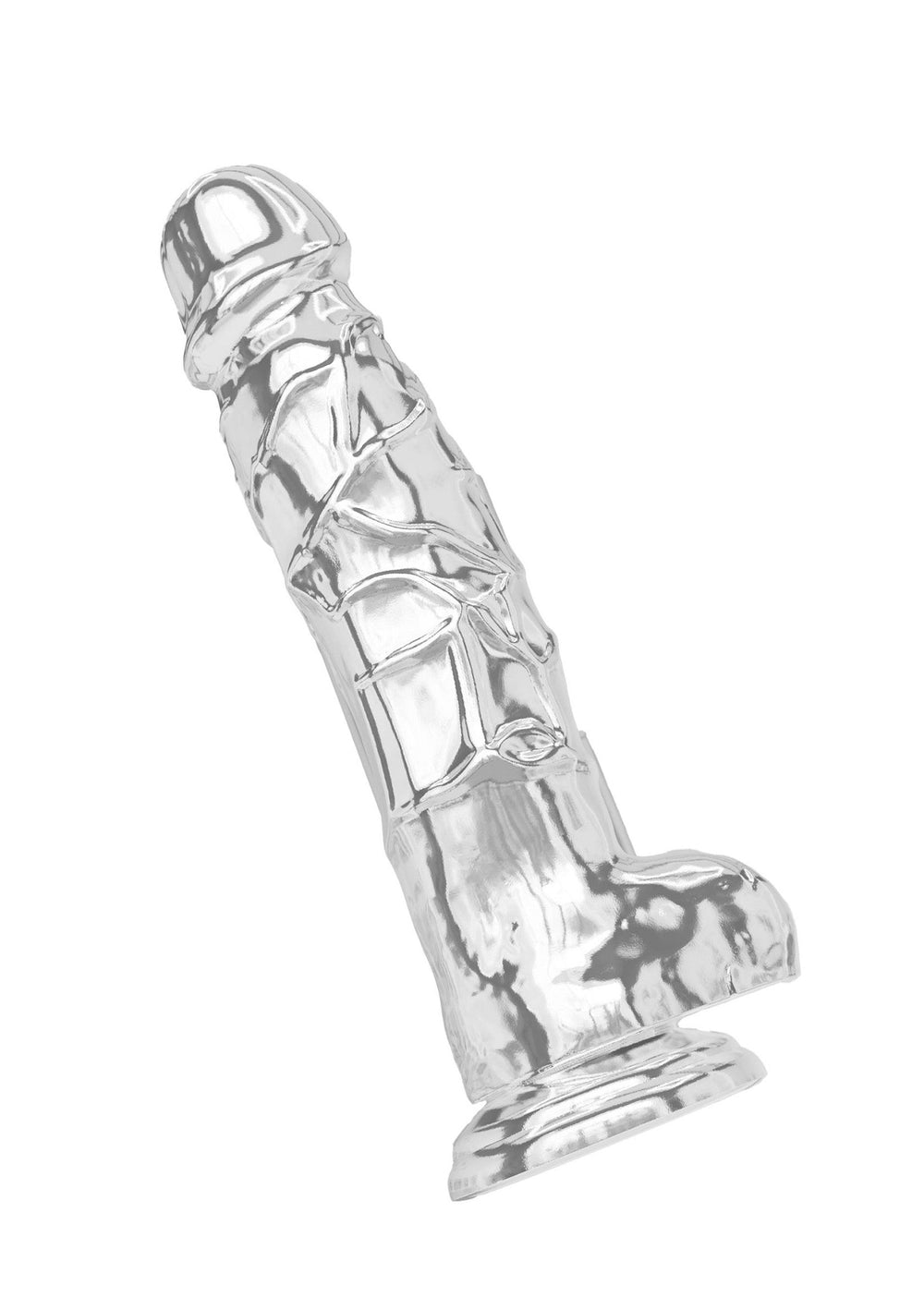 Clear Dildo TPE 22.5 cm - Transparant - afbeelding 2