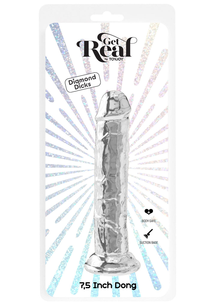 Clear Dong TPE 19 cm - Transparant - afbeelding 3