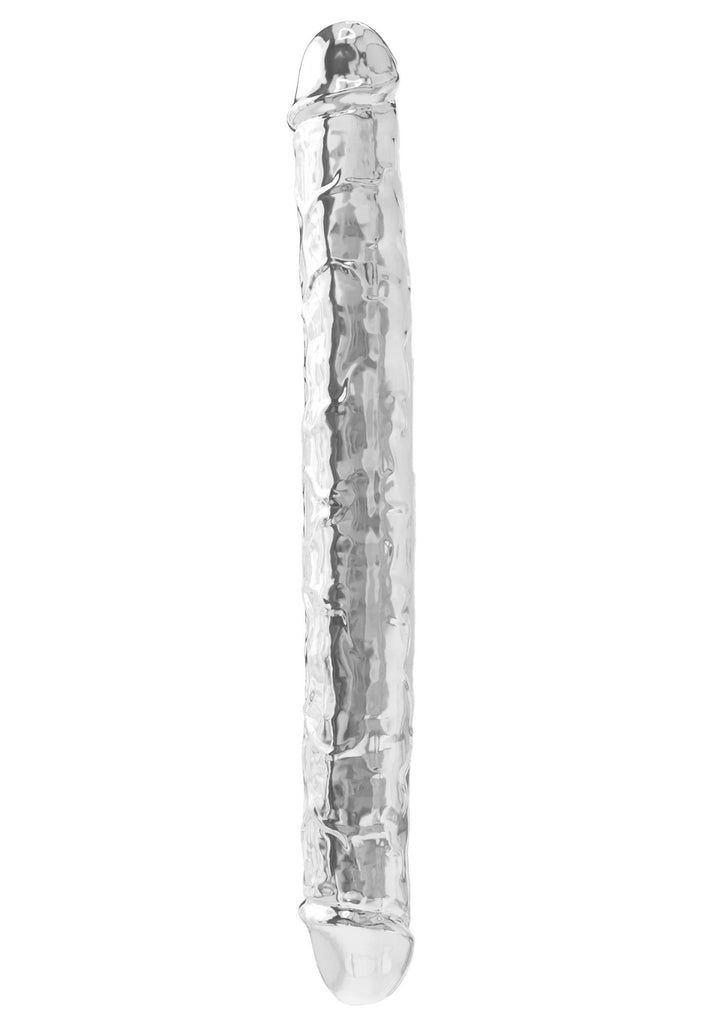 Clear Double Dong TPE 34.5 cm - productafbeelding 1