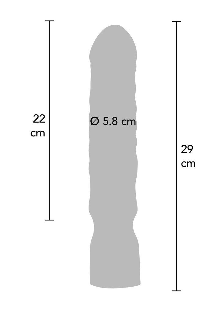 Dong Big Boy PVC 29 cm - Huidskleur - afbeelding 4